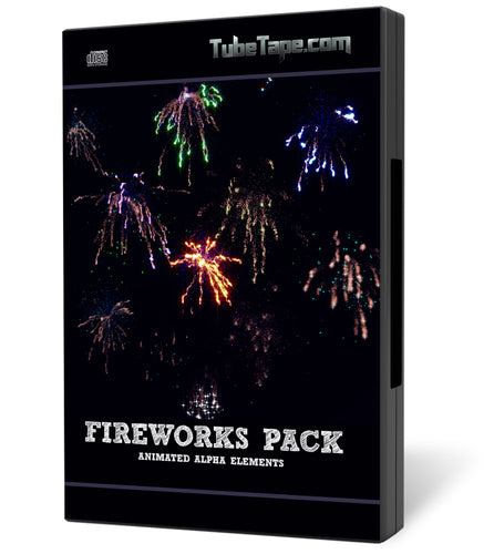 Fireworks Pack - Individual pre-keyed Firework video elements