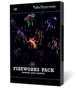 Fireworks Pack - Individual pre-keyed Firework video elements