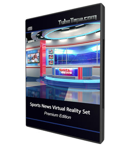 Sports Desk Virtual Background Set