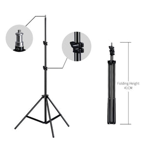 Tripod for Phone Mobilephone Selfie Stick Adjustable Light Stand 1/4 Screw Head For Photo Studio Flashes Photographic Softbox