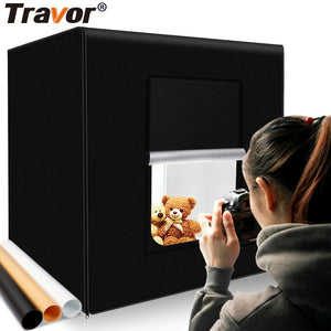 Travor M40 II photo box 40cm*40cm Dimmable Studio softbox Table Photography Shooting Tent with light modulator lightbox